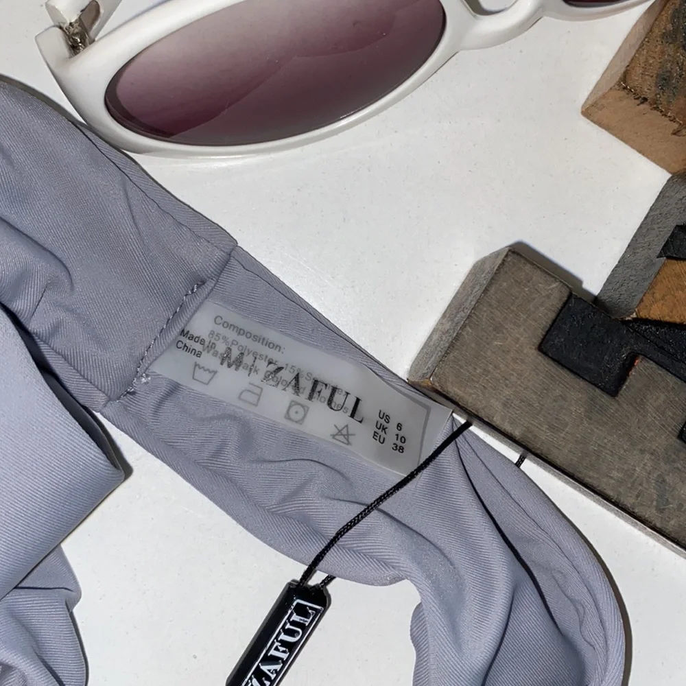 🆕🏊‍♀️ZAFUL Gray Bikini Swim Suit Bottom - Picture 6 of 8